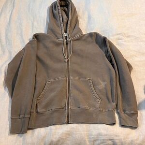 Brown Hooded Sweatshirt